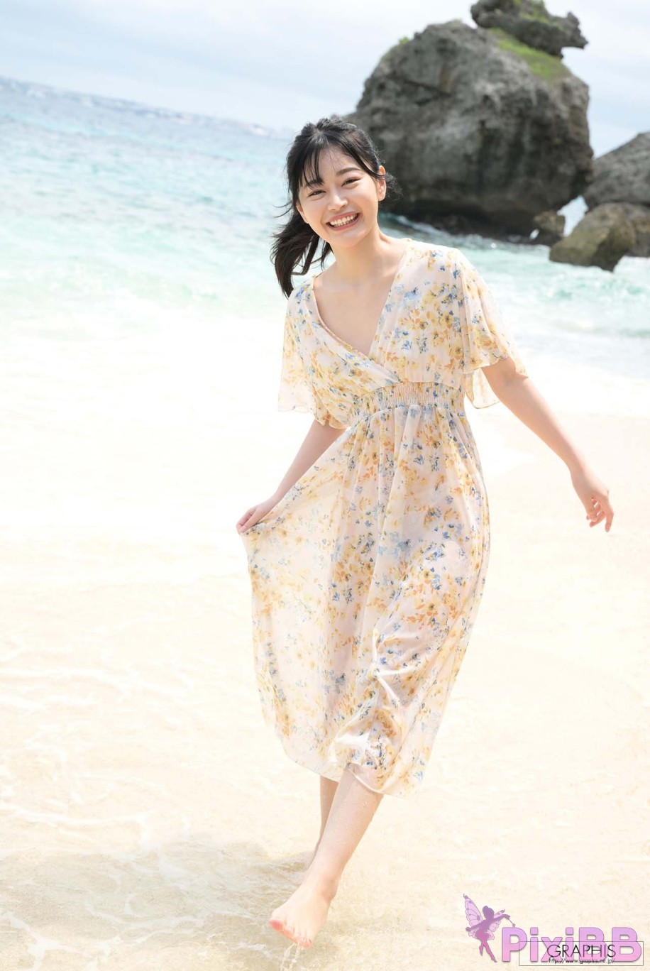 JP Uta Hibino Graphis Gals Refreshing Smile PixiBB.COM 001