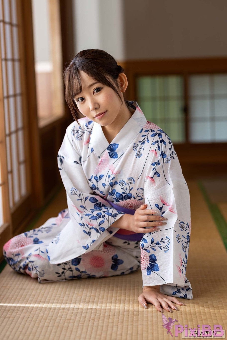 Japanese Idol Nanashima Mai Graphis Gals No.563 Rainbow PixiBB.COM 041