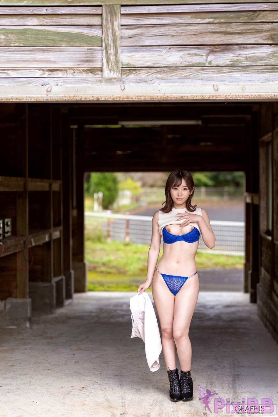 Japanese Idol Nanashima Mai Graphis Gals No.563 Rainbow PixiBB.COM 071